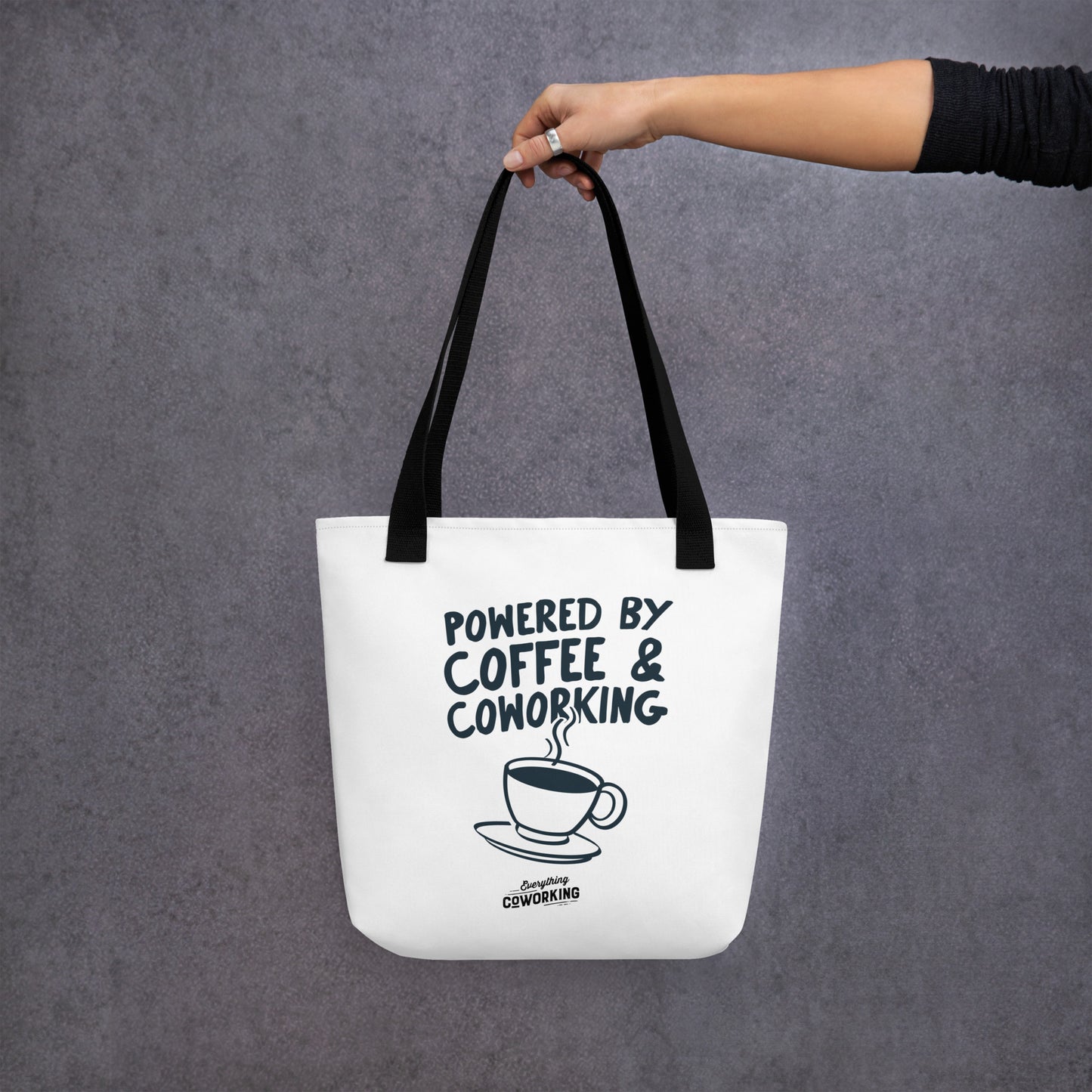 Tote Bag - Powered By Coffee And Coworking