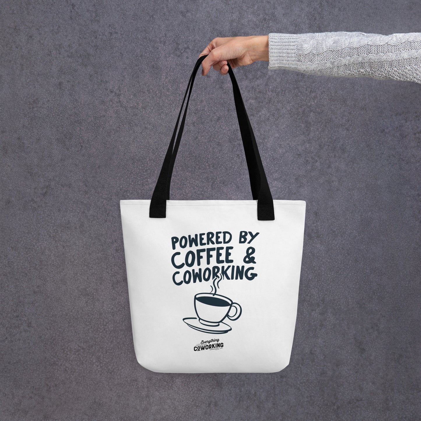 Tote Bag - Powered By Coffee And Coworking