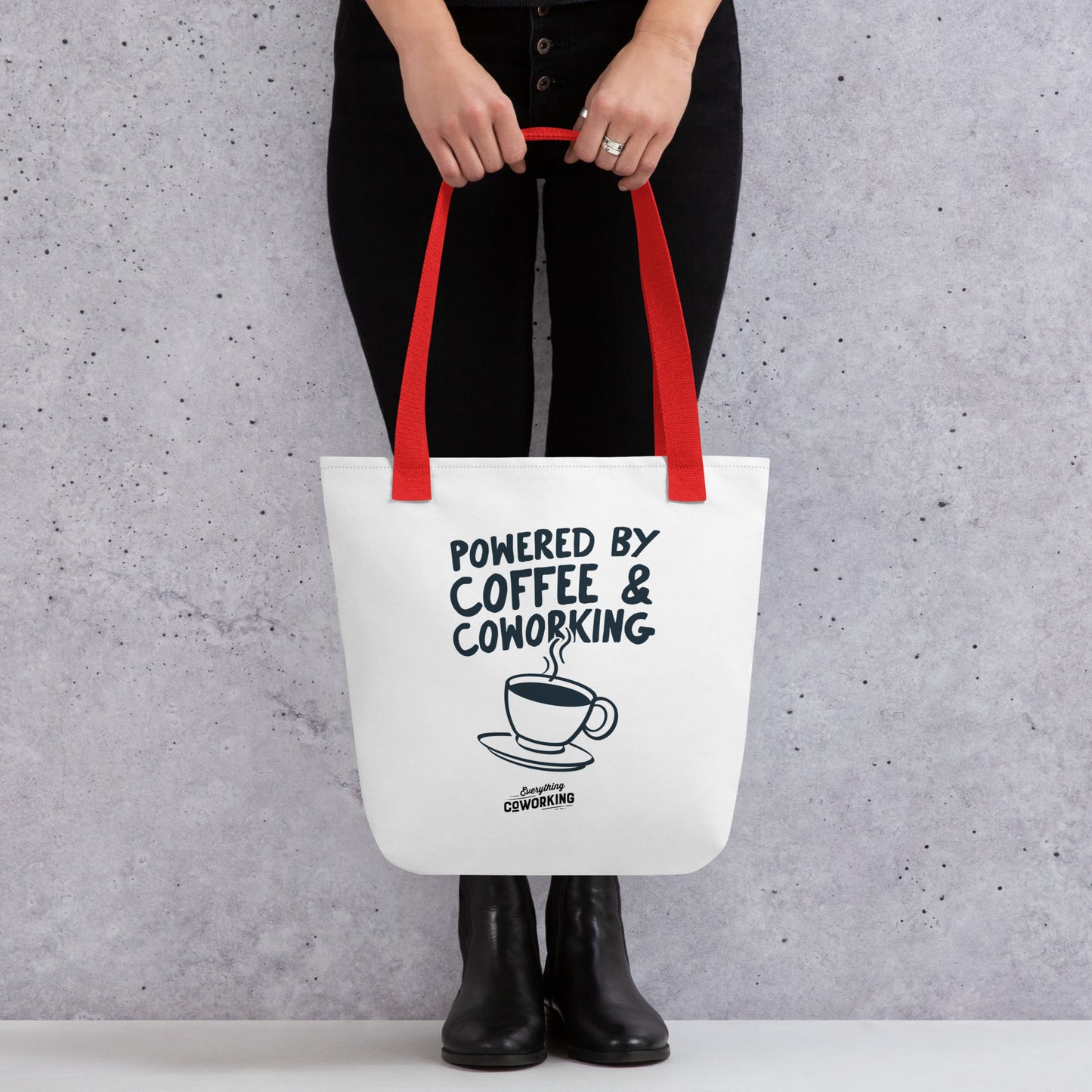 Tote Bag - Powered By Coffee And Coworking