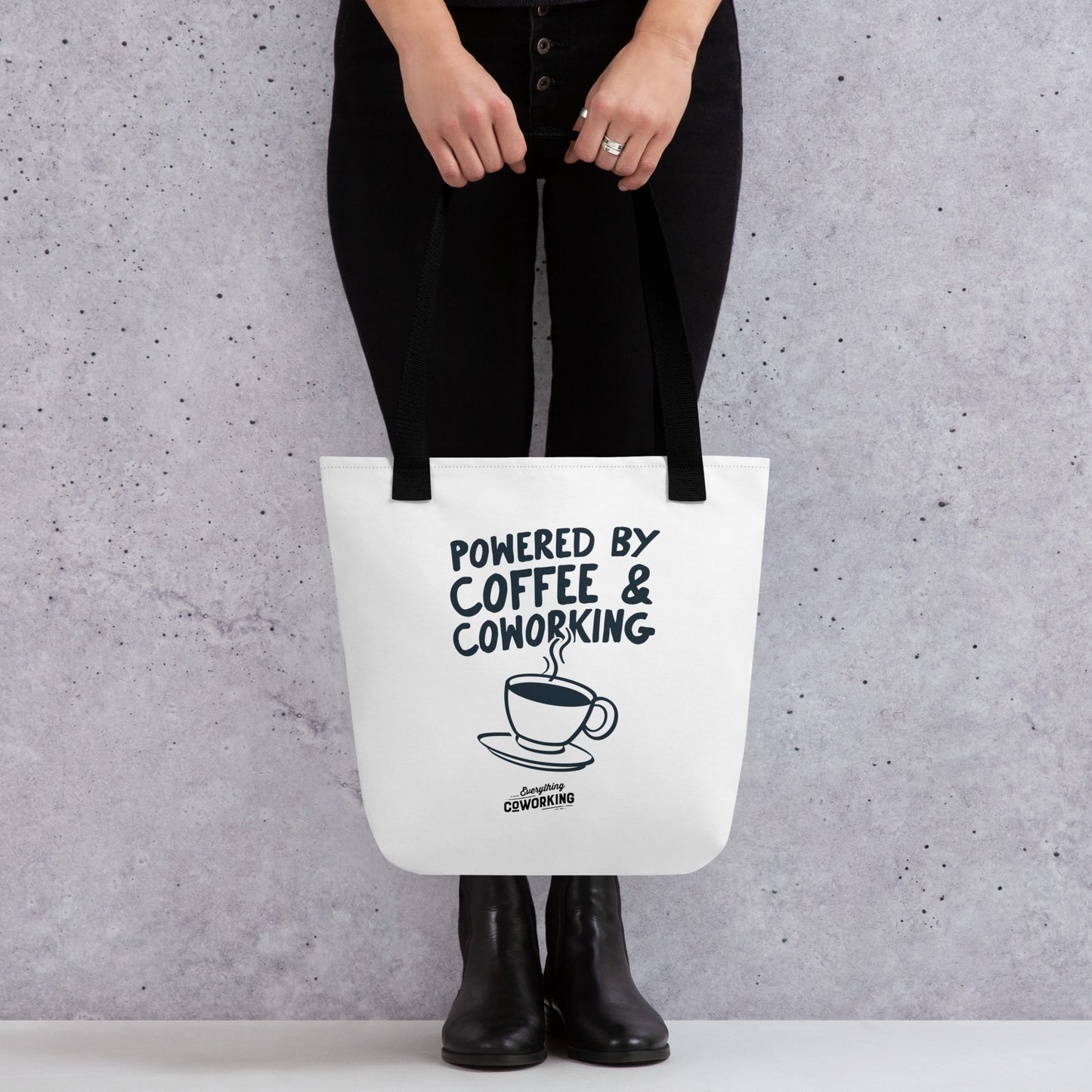 Tote Bag - Powered By Coffee And Coworking