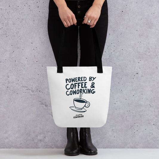 Tote Bag - Powered By Coffee And Coworking
