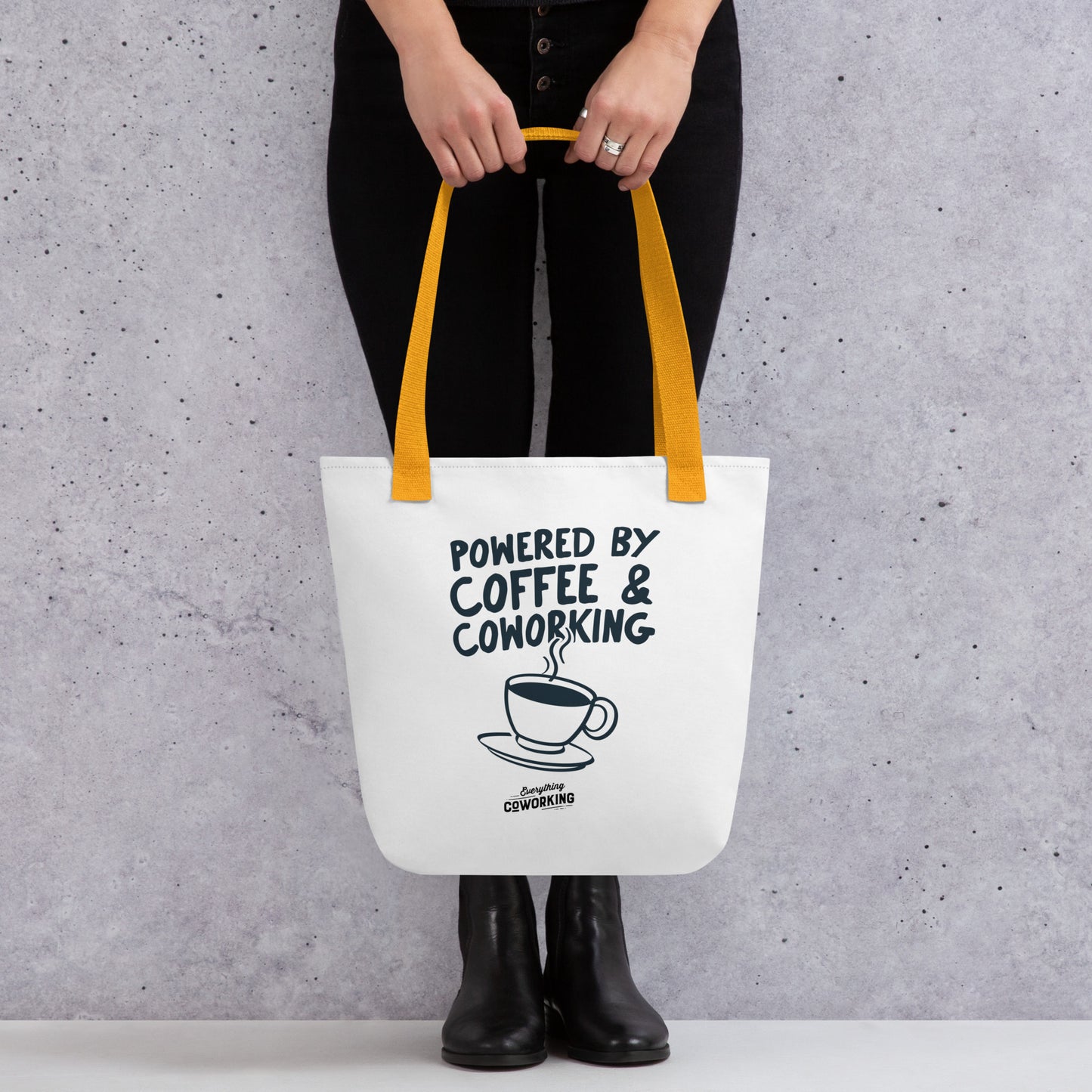 Tote Bag - Powered By Coffee And Coworking